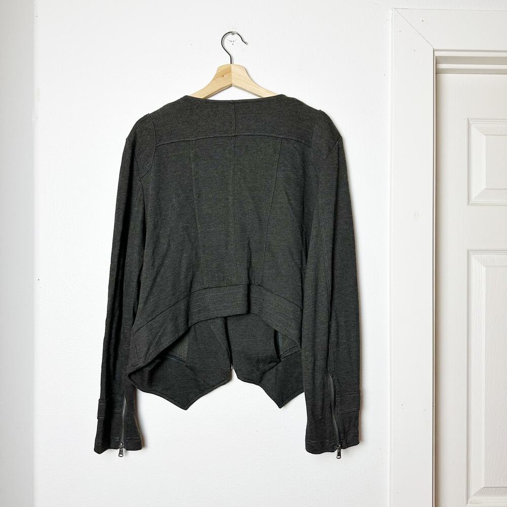 Torrid Women's Gray Blazer Zip Front Cardigan Blazer sz 2X - Picture 2 of 9